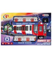 Kolejka miejska pociag ze światłem i dźwiękiem