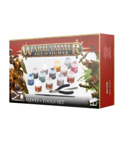 Warhammer Age of Sigmar - Zestaw podstawowych farb i narzędzi
