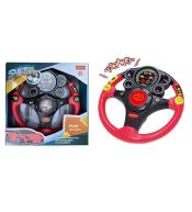 Kierownica ze światłami, imitująca wstrząsy, dźwięki klaksonu, z muzyczką