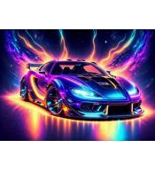 Mozaika diamentowa 40x30cm - Auto sportowe