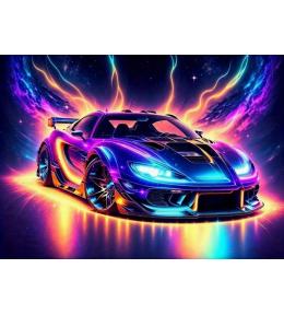 Mozaika diamentowa 40x30cm - Auto sportowe