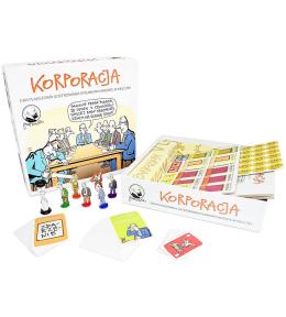 Gra Korporacja ilustrowana rysunkami Mleczki