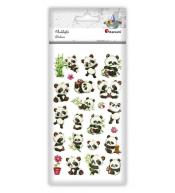 Titanum Naklejki wypukłe misie panda 22 szt.