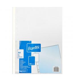 Koszulki Bantex A4 groszkowe 100 szt.