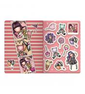 Mały Notes z Naklejkami - Gorjuss - Fairground – Carousel