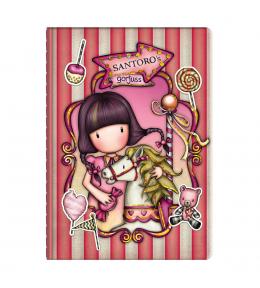 Mały Notes z Naklejkami - Gorjuss - Fairground – Carousel