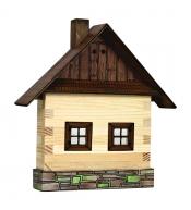 Zestaw Drewniany do Sklejania Walachia - Chata z Bali