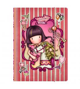 Teczka Zamykana na Gumkę Gorjuss Fairground - Carousel, Santoro London