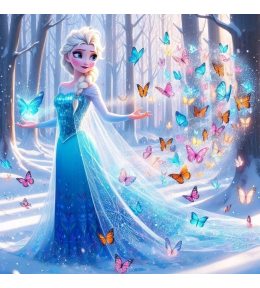 Malowanie po numerach 40x50cm - Elsa
