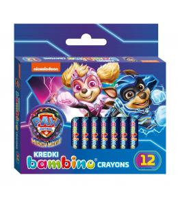 Kredki Bambino 12 kolorów - Psi Patrol