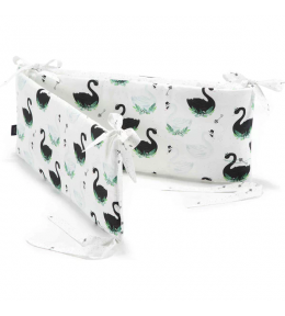 Ochraniacz do łóżeczka La Millou 70x70x70cm - Jungle Swan & Jungle Swan Lake