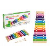 Kolorowe Cymbałki Muzyczne Drewniane 12 Ton