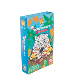 Kolorowanka 3D Tiger Tribe - Waleczne Stworzenia