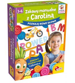 Zabawy Manualne z Carotiną - Poznaję nowe słowa, Lisciani