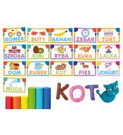 Zabawy Manualne z Carotiną - Poznaję nowe słowa, Lisciani