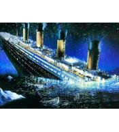 Mozaika diamentowa 40x30cm - Tonący Titanic