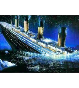Mozaika diamentowa 40x30cm - Tonący Titanic