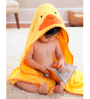 Skip Hop Zoo Ręcznik z Kapturkiem Kaczuszka 89x89 Bawełna Frotte