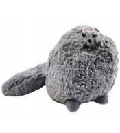 Maskotka kotek kula szary