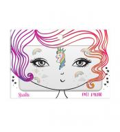 Naklejki na twarz Snails Face Tattoo - Jednorożec