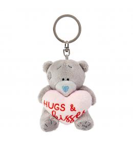 Carte Blanche Greetings Ltd. Breloczek Miś z sercem Hugs&Kisses