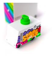 Drewniane auto Candylab Candycar - Graffiti Van