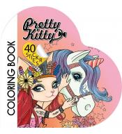 Kolorowanka Pretty Kitty z naklejkami Serce