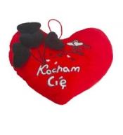 Serduszko podusia 20 cm Kocham Cię