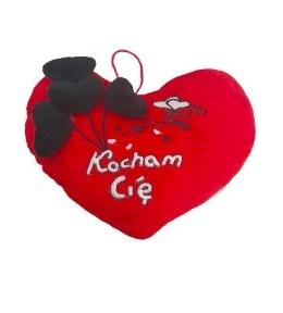 Serduszko podusia 20 cm Kocham Cię