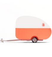 Drewniana przyczepa Candylab Candycar - Rosebud