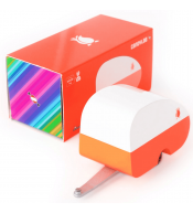 Drewniana przyczepa Candylab Candycar - Rosebud