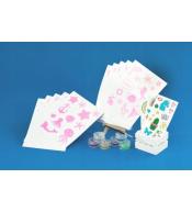 Zestaw do tatuażu z brokatem Nice Group