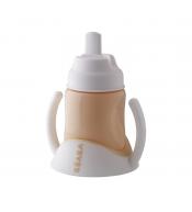 Kubek 3w1 z uchwytem Beaba Ellipse - Nude