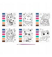 Kolorowanki wodne Moxy - Koci Domek Gabi