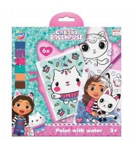 Kolorowanki wodne Moxy - Koci Domek Gabi