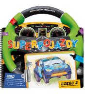 Książeczka edukacyjna kolorowanka z superpojazdami i tatuażami