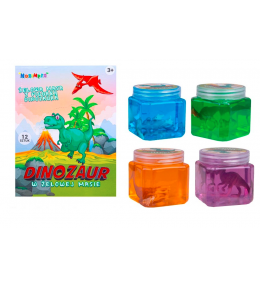 Masa żelowa slime glutek z dinozaurem