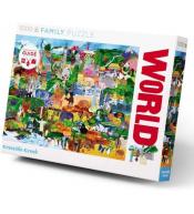 Puzzle Crocodile Creek Family 1000 el. - World