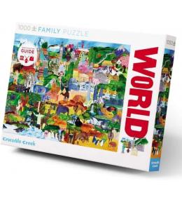 Puzzle Crocodile Creek Family 1000 el. - World