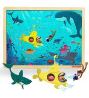 Drewniane puzzle Topbright 100 el. - Ocean