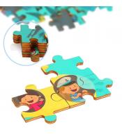 Drewniane puzzle Topbright 100 el. - Ocean