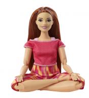 Lalka Barbie Made to Move w czerwonym stroju
