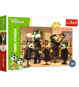 Puzzle Trefl Rodzina Treflików 60 el. - Na Tropie