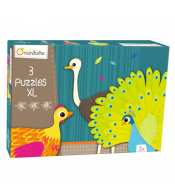 Puzzle 3w1 XL Avenue Mandarine - Ptaszki