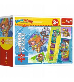 Puzzle miniMAXI Trefl SuperThings 20 el. - Tajni Agenci