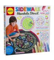 Mandala z kredą chodnikową Alex Toys - Ogród