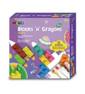 Kredki klocki Avenir Blocks 'N' Crayons - Kosmos