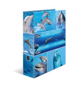 Segregator HERMA A4 7cm 2 ringi - Delfiny