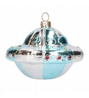 Ozdoba do zawieszenia na choinkę ufo kosmos bombka