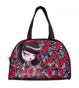 Torba Kimmidoll na ramię – motyw róże i kokeshi